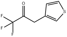 1,1,1-TRIFLUORO-3-(THIOPHEN-3-YL)PROPAN-2-ONE 结构式