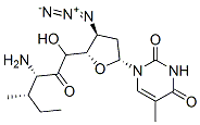 5'-isoleucyl 3'-azido-3'-deoxythymidine 结构式