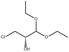 3-CHLORO-1,1-DIETHOXY-PROPAN-2-OL 结构式