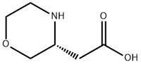 (R)-3-吗啉乙酸 结构式