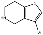 3-溴-6,7-二氢噻吩并3,2-C吡啶-5(4H)-羧酸 结构式