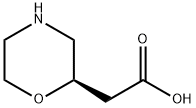 (R)-2-吗啉乙酸 结构式