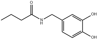 Butanamide, N-[(3,4-dihydroxyphenyl)methyl]- (9CI) 结构式