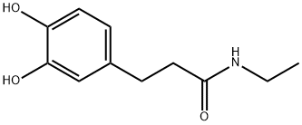 Benzenepropanamide, N-ethyl-3,4-dihydroxy- (9CI) 结构式