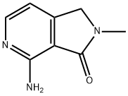 4-AMINO-1,2-DIHYDRO-2-METHYL-3H-PYRROLO[3,4-C]PYRIDIN-3-ONE 结构式