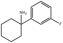 1-(3-氟苯基)环己胺 结构式