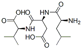 leucyl-aspartyl-valine 结构式