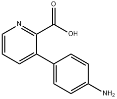 3-(4-AMinophenyl)pyridine-2-carboxylic acid 结构式