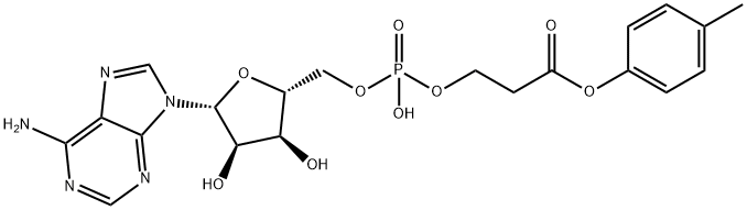 4-tolyloxycarbonyl-2-ethyl adenosine monophosphate 结构式