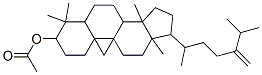 24-METHYLENECYCLOARTANOL ACETATE 结构式