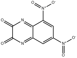 5,7-二硝基喹恶啉-2,3-二酮 结构式