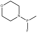 Phosphinous  fluoride,  methyl-4-morpholinyl-  (9CI) 结构式