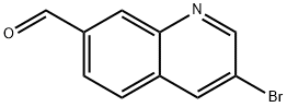 3-BROMOQUINOLINE-7-CARBALDEHYDE 结构式