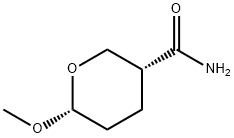 2H-Pyran-3-carboxamide,tetrahydro-6-methoxy-,cis-(9CI) 结构式