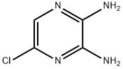 2,3-二氨基-5-氯吡嗪 结构式