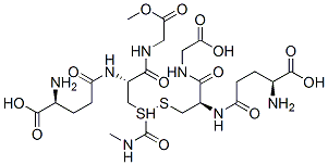 S-(N-METHYLCARBAMOYL)GLUTATHIONEMONOMETHYLESTER 结构式