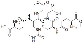 S-(N-METHYLCARBAMOYL)GLUTATHIONEDIMETHYLESTER 结构式