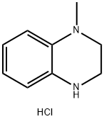 1-甲基-1,2,3,4 -四氢喹喔啉二盐酸盐 结构式