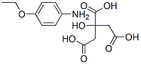 對乙氧苯胺檸檬酸鹽 结构式