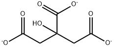 ANION STANDARD - CITRATE 结构式