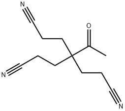 4-乙酰基-4-(2-氰乙基)庚二腈 结构式