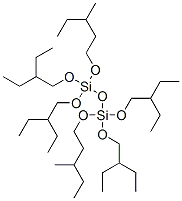 hexakis(2-ethylbutyl) diorthosilicate  结构式