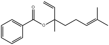 3,7-二甲基-1,6-辛二烯-3-醇苯甲酸酯 结构式