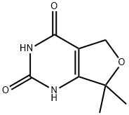 7,7-二甲基-5,7-二氢呋喃[3,4-D]嘧啶-2,4(1H,3H)-二酮 结构式