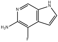 1H-Pyrrolo[2,3-c]pyridin-5-aMine, 4-fluoro- 结构式