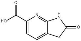 2-氧代-2,3-二氢-1H-吡咯并[2,3-B]吡啶-6-羧酸 结构式