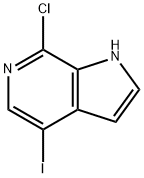 1H-Pyrrolo[2,3-c]pyridine, 7-chloro-4-iodo- 结构式