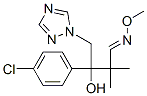 2-(4-Chlorophenyl)-4-methoxyimino-3,3-dimethyl-1-(1,2,4-triazol-1-yl)butan-2-ol 结构式