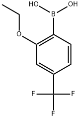 2-乙氧基-4-(三氟甲基)苯硼酸 结构式