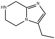 Imidazo[1,2-a]pyrazine, 3-ethyl-5,6,7,8-tetrahydro- (9CI) 结构式