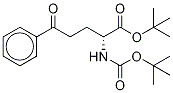 (R)-tert-Butyl 2-(tert-ButoxycarbonylaMino)-5-oxo-5-phenylpentanoate 结构式