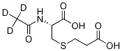 N-(Acetyl-d3)-S-(2-carboxyethyl)-L-cysteine 结构式