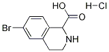 6-溴-四氢异喹啉-1-羧酸盐酸盐 结构式