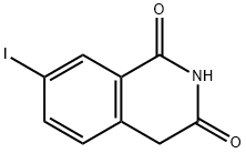 7-碘异喹啉-1.3(2H,4H)-二酮 结构式