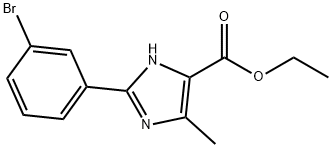 Ethyl2-(3-bromophenyl)-4-methyl-1H-imidazole-5-carboxylate