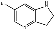 1H-Pyrrolo[3,2-b]pyridine, 6-broMo-2,3-dihydro- 结构式