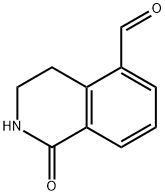 5-Isoquinolinecarboxaldehyde, 1,2,3,4-tetrahydro-1-oxo- 结构式