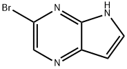 3-溴-5H-吡咯并[2,3-B]吡嗪 结构式