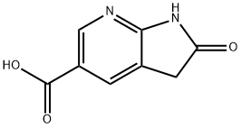 1H-Pyrrolo[2,3-b]pyridine-5-carboxylicacid,2,3-dihydro-2-oxo- 结构式