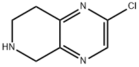 2-Chloro-5,6,7,8-tetrahydro-pyrido[3,4-b]pyrazine 结构式