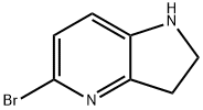 5-溴-2,3-二氢-1H-吡咯并[3,2-B]吡啶 结构式