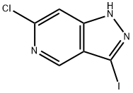 1H-PYRAZOLO[4,3-C]PYRIDINE, 6-CHLORO-3-IODO- 结构式