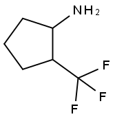 2-(TrifluoroMethyl)cyclopentanaMine 结构式