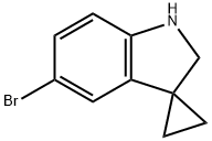 5-溴螺[环丙烷-1,3-吲哚啉] 结构式