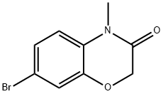 7-溴-4-甲基-2H-苯并[B][1,4]噁嗪-3(4H)-酮 结构式