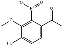 2-硝基-4-羟基-3-甲氧基苯乙酮 结构式